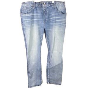 BKE Jake Light Blue Wash Straight Leg Jeans Size 40 x 30